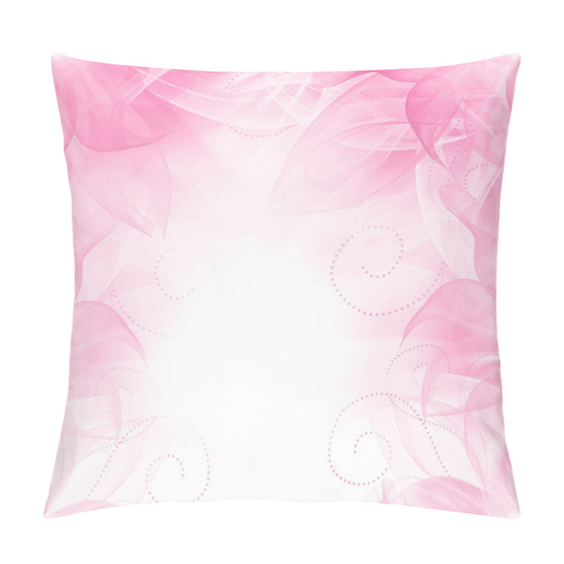 Personality  Floral Romantic Tender Pink Background. Pillow Covers