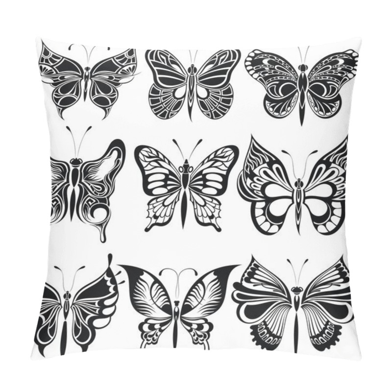 Personality  Butterfly Set Pillow Covers