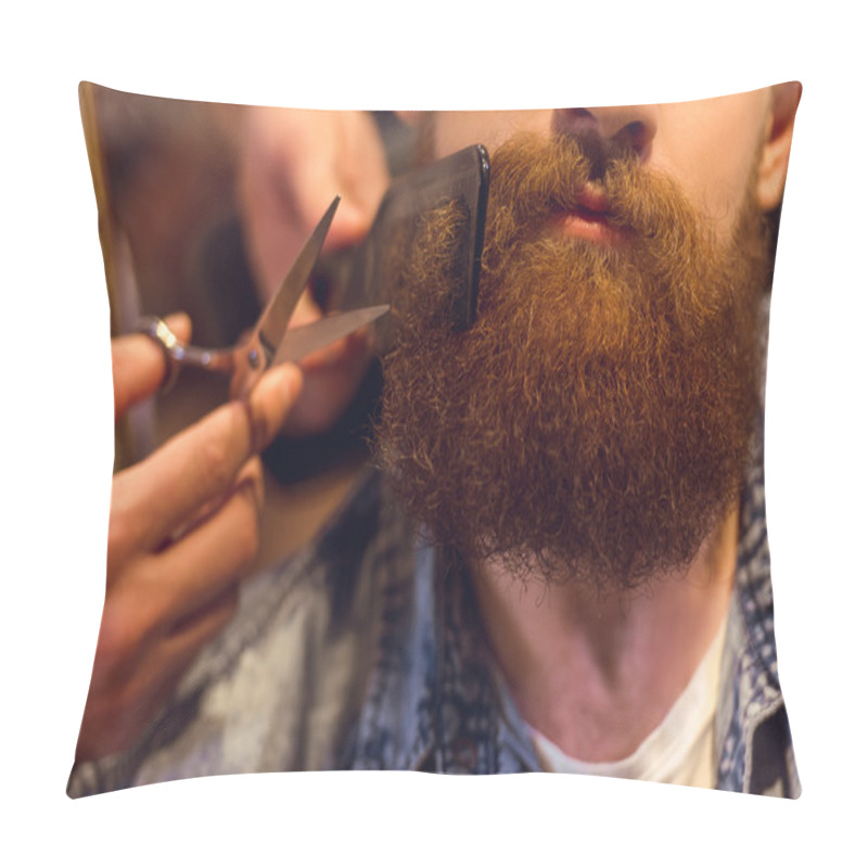 Personality  At The Barber Shop Pillow Covers