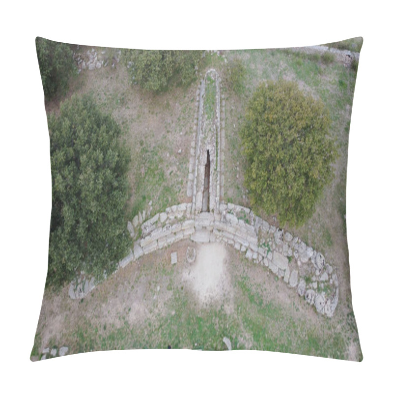 Personality  Tomb Of The Giants Of Madau In Fonni, Central Sardinia Pillow Covers