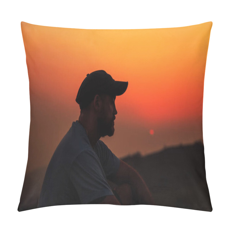 Personality  Hiker On The Top Of The Mountain Pillow Covers