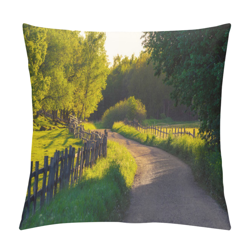 Personality  Rural Sweden Landscape Pillow Covers