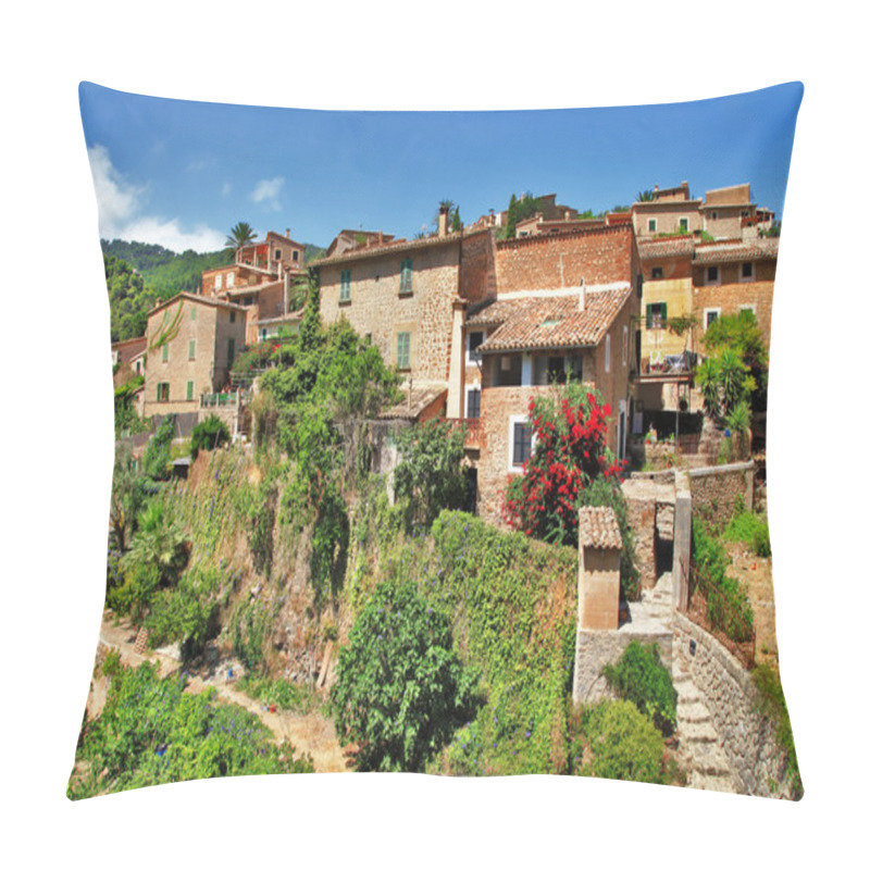 Personality  Villages Of Mallorca, Spain Pillow Covers