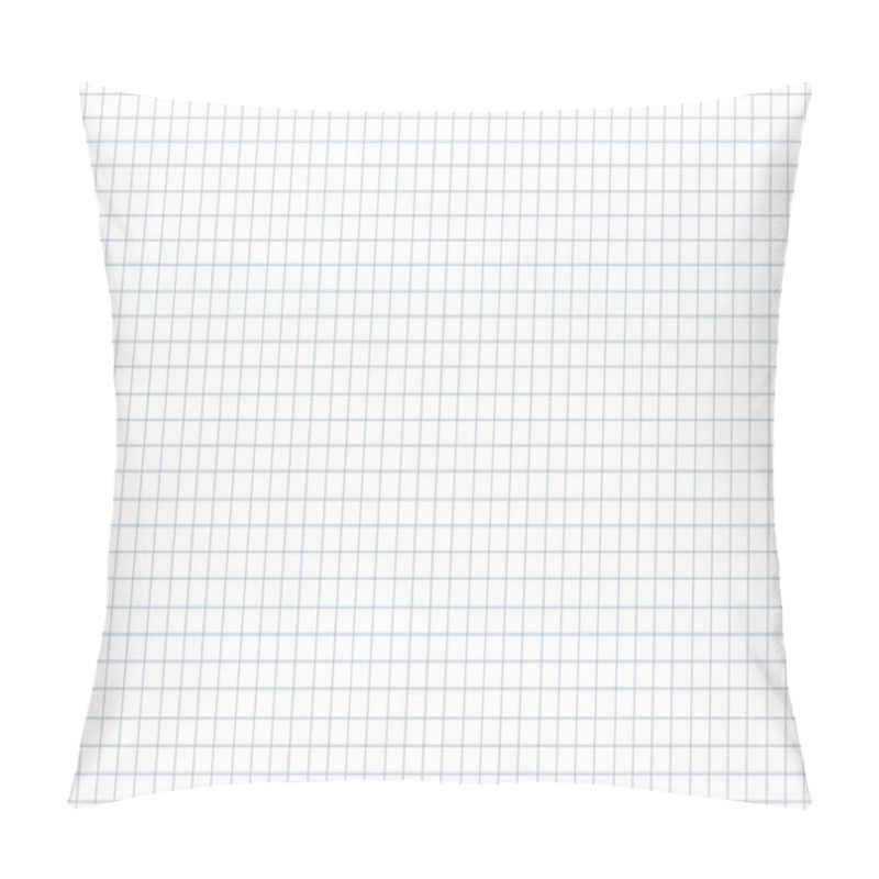 Personality  Mathematics Paper Background. Graph Square Paper Texture. Grid Square Graph Line Page Of Notebook. Space For Text. Vector Illustration Pillow Covers