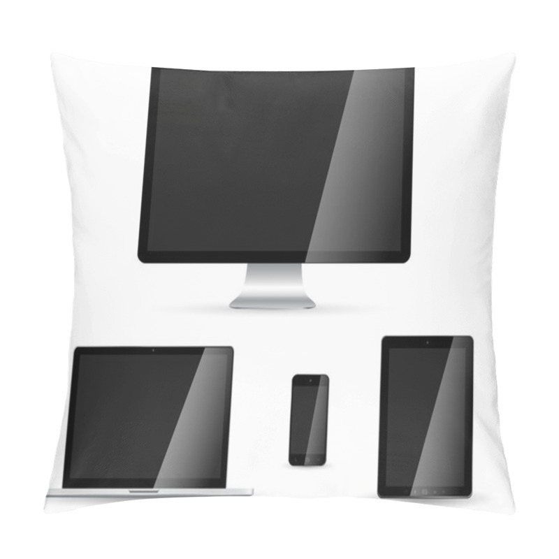 Personality  Modern Digital Tech Device Collection Pillow Covers