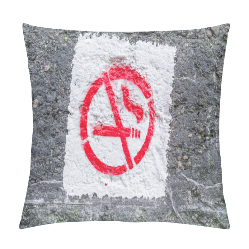 Personality  Smoking Bans Icon Pillow Covers