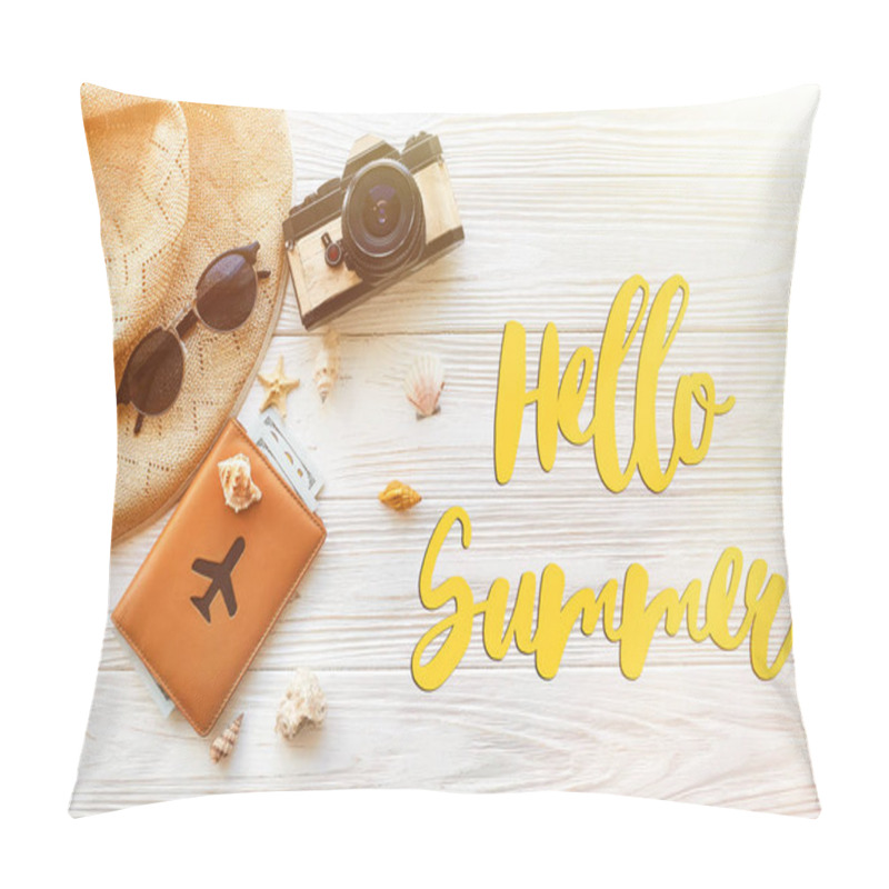 Personality  Hello Summer Text Pillow Covers