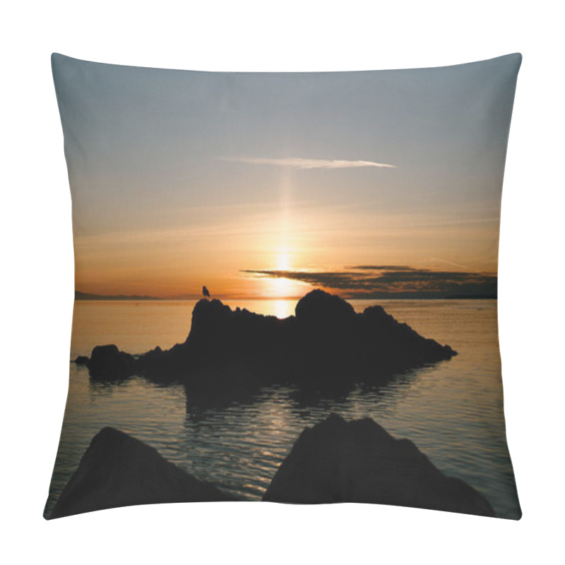 Personality  Sunset At Deception Pass State Park In Washington State Pillow Covers