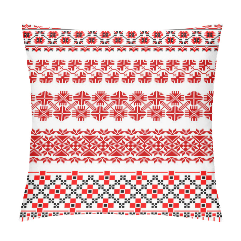 Personality  Ukrainian Embroidery Ornament Pillow Covers