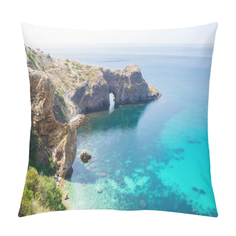 Personality  Seascape With Rocks Pillow Covers