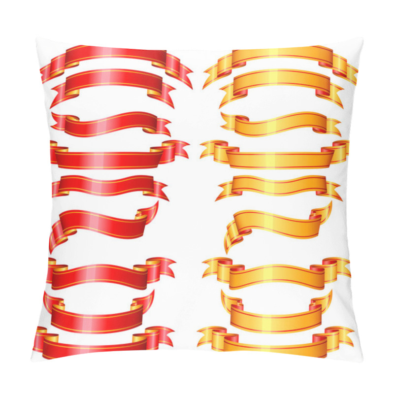 Personality  Ribbon Banner Pillow Covers