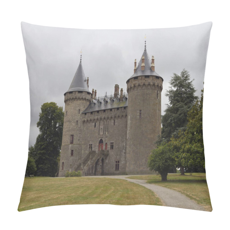 Personality  Castle Combourg Is A Medieval Fortress Of Upper Brittan Pillow Covers