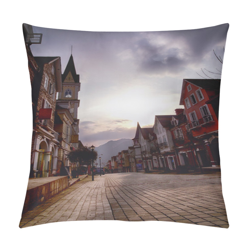 Personality  Town In Europe Amorous Feelings Pillow Covers