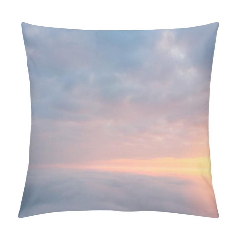 Personality  Drone Fly Above A Cloudy Sky Pillow Covers