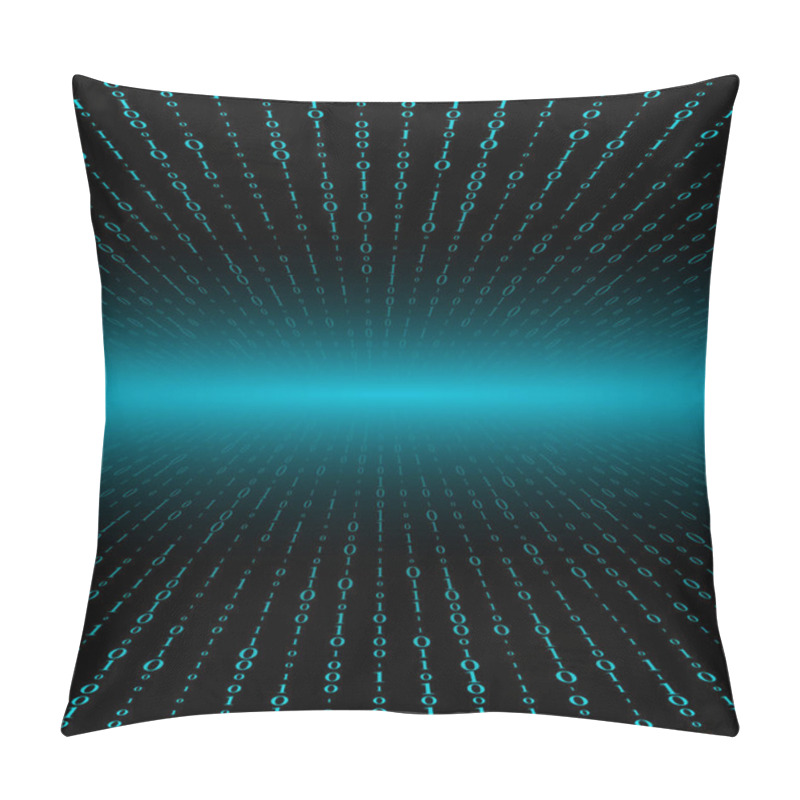 Personality  Abstract Digital  Background - Vector Illustration Pillow Covers