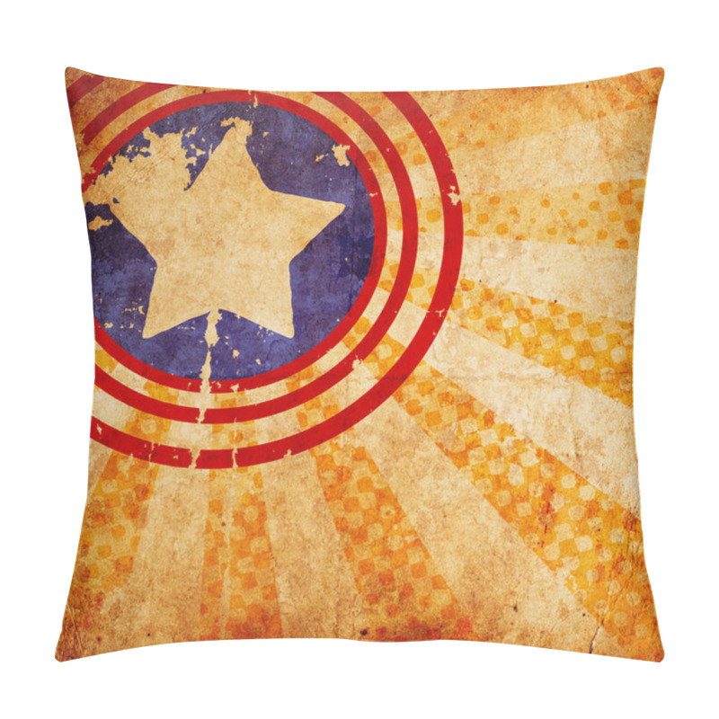 Personality  4th July Grunge Background Pillow Covers