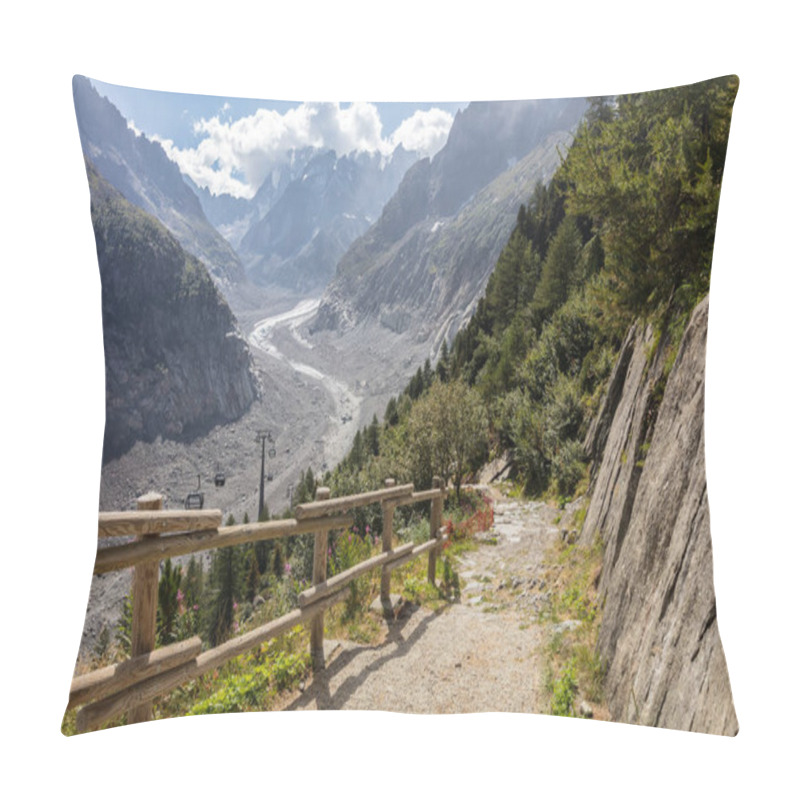 Personality  Glacier Mer De Glace In Mont Blanc Massif, France Pillow Covers