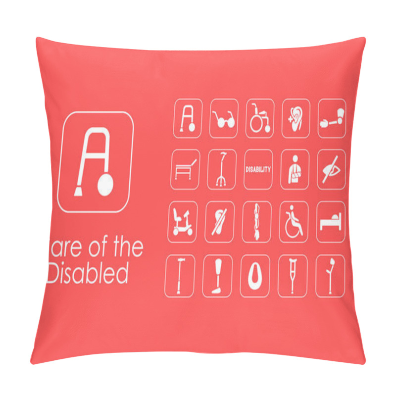 Personality  Care Of Disabled People Pillow Covers