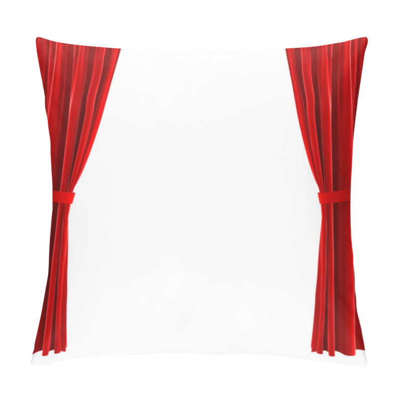 Personality  Red Curtains Pillow Covers