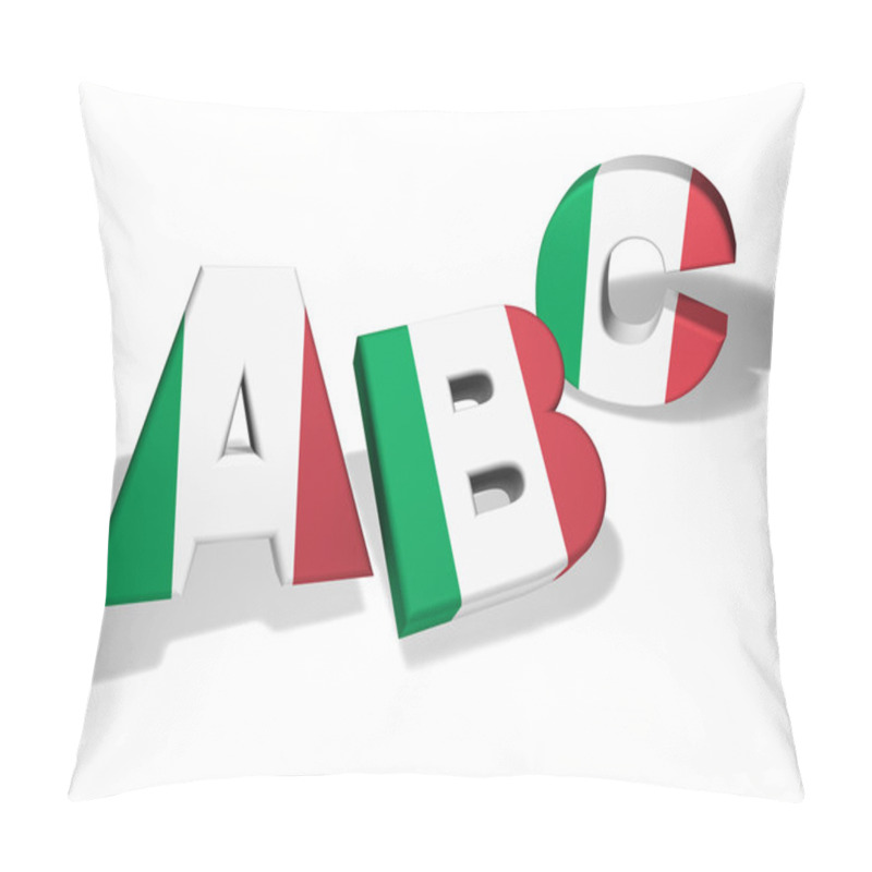 Personality  Abc Italian School Concept Pillow Covers