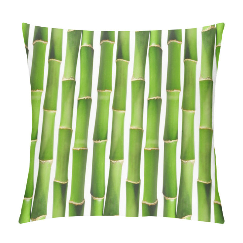 Personality  Green Bamboo Background Pillow Covers