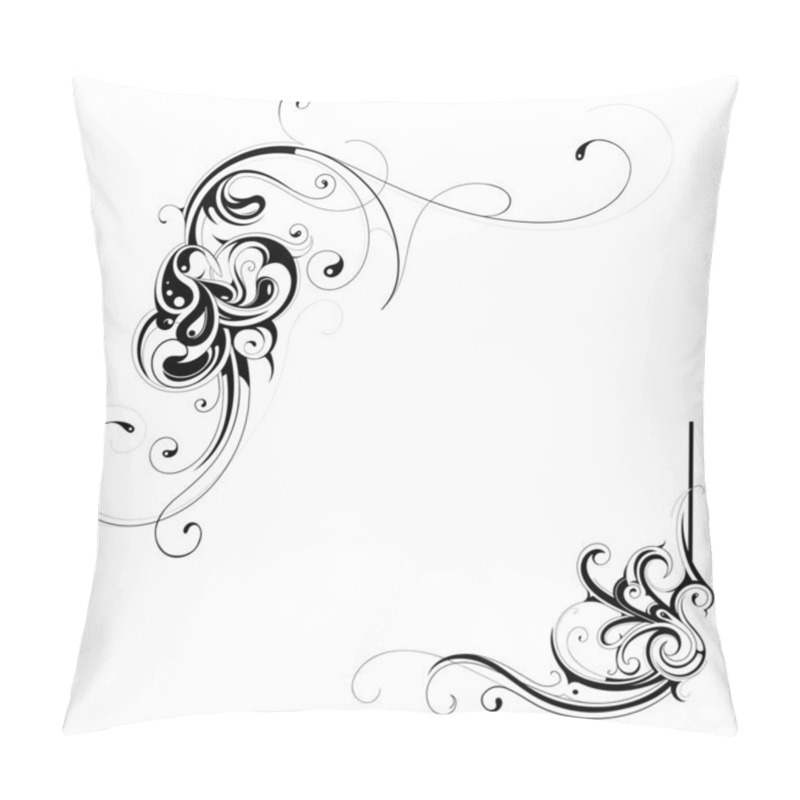 Personality  Floral Frame Parts As Design Elements Pillow Covers