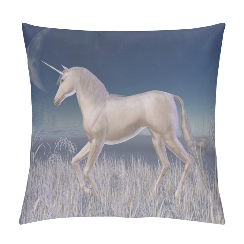 Personality  Winter Unicorn - Running Pillow Covers