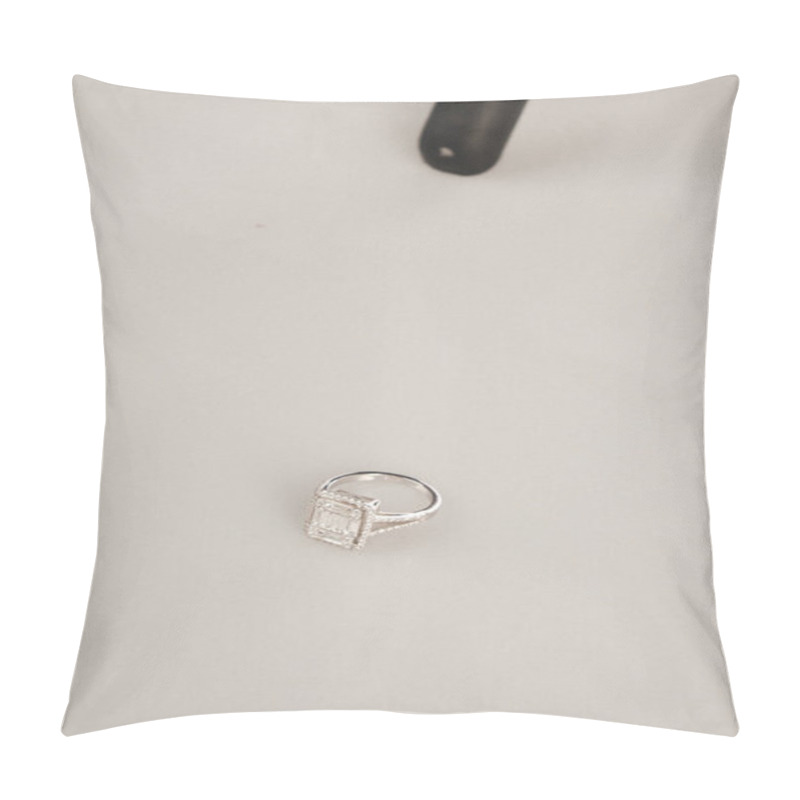 Personality  Sparkling Jewelry Sets: Gold, Diamonds, And Gemstones Pillow Covers