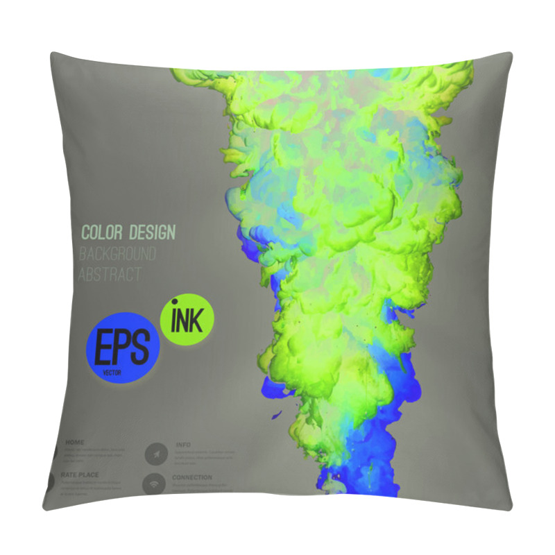 Personality  Vector Abstract Cloud. Pillow Covers