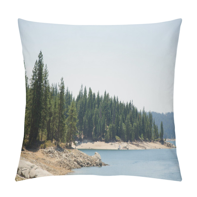 Personality  Sierra Landscape At Shaver Lake, California Pillow Covers