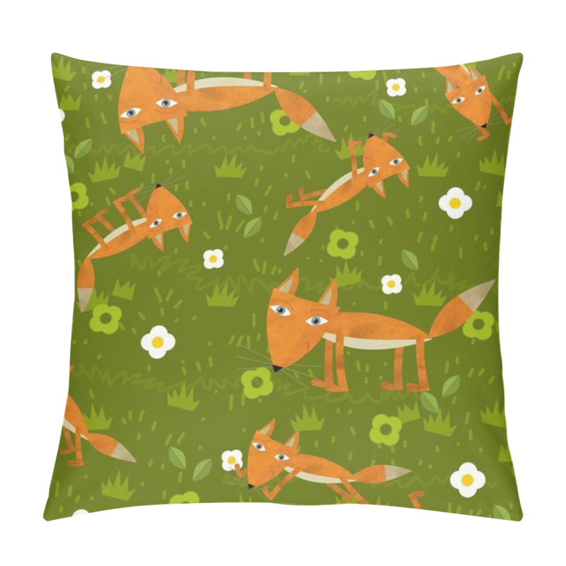 Personality  Happy Fox Pillow Covers