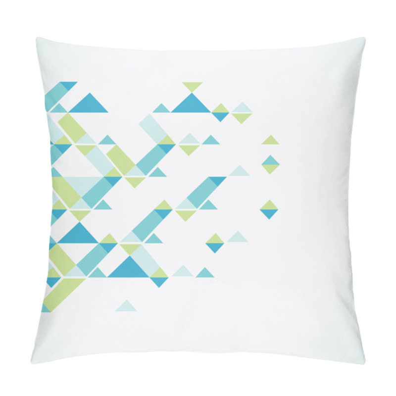 Personality  Geometric Abstract Background. Vector Pillow Covers