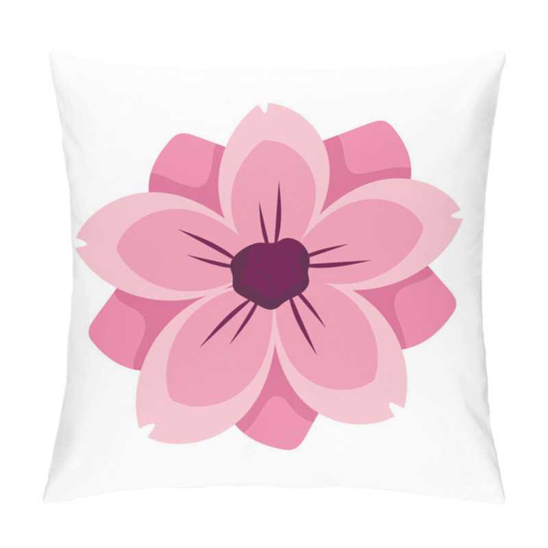 Personality  Japan Sakura Flower Illustration Isolated Pillow Covers