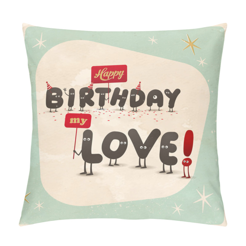 Personality  Funny Birthday Card Pillow Covers