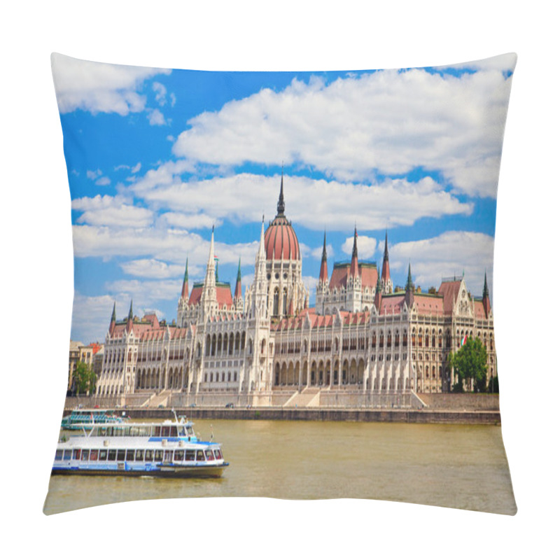 Personality  Building Of Hungarian Parliament Pillow Covers