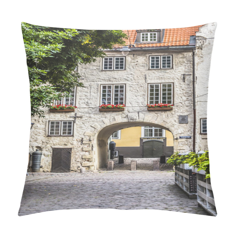 Personality  Swedish Gate In The Old City Of Riga, Latvia Pillow Covers