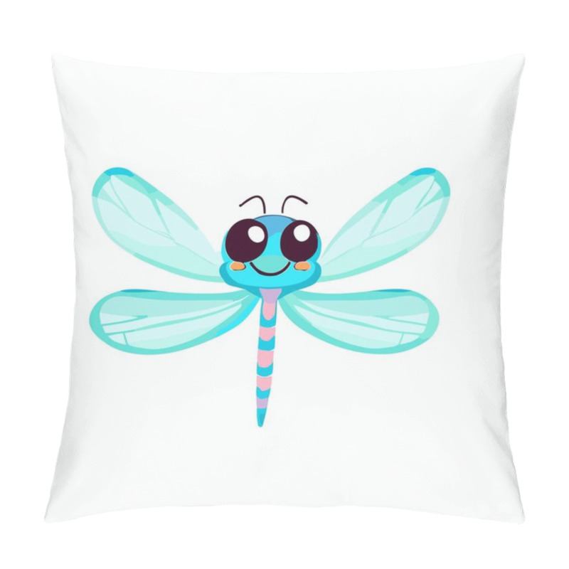 Personality  Insect, Cute Insect Vector Illustration For Bugs And Creepy,Crawly Designs Pillow Covers