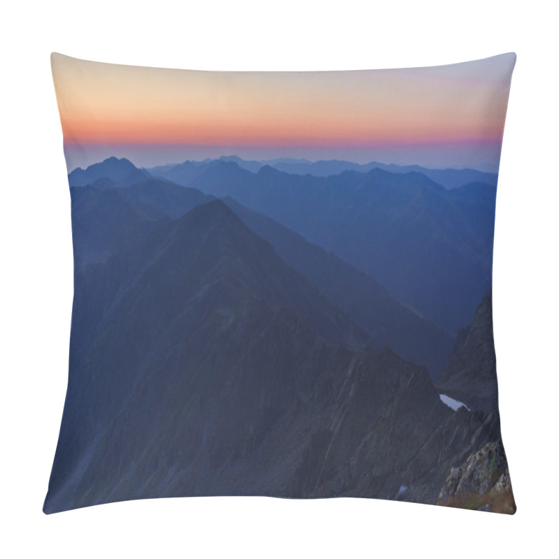 Personality  Fagaras Mountains Pillow Covers