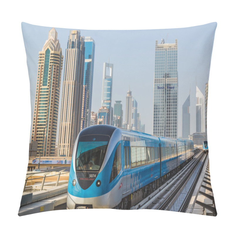 Personality  Dubai Metro Railway Pillow Covers