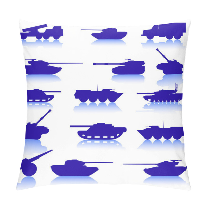 Personality  Collection Set Of Tanks Of Guns Pillow Covers