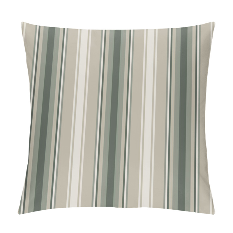 Personality  Elegant Vertical Stripes In Muted Greens And Beige Create A Sophisticated, Versatile Pattern. Perfect For Website Backgrounds, Textiles, Or Packaging Design. Pillow Covers