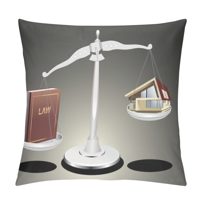 Personality  Protection Of The Rights Of A Private Property, To Pass The Judgment Pillow Covers