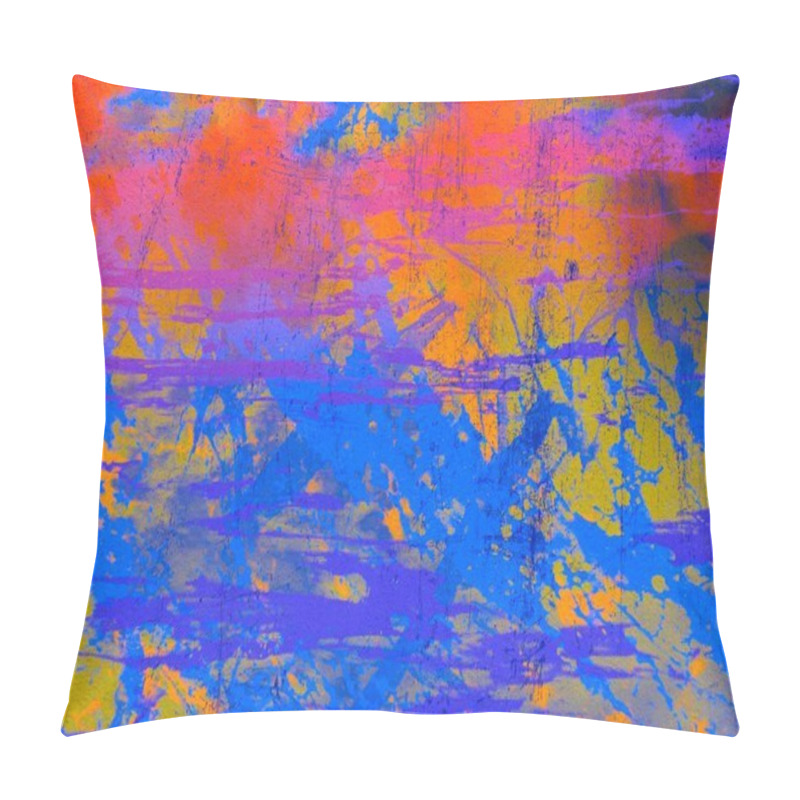 Personality  Abstract Background With Paint Stains With Space For Text     Pillow Covers