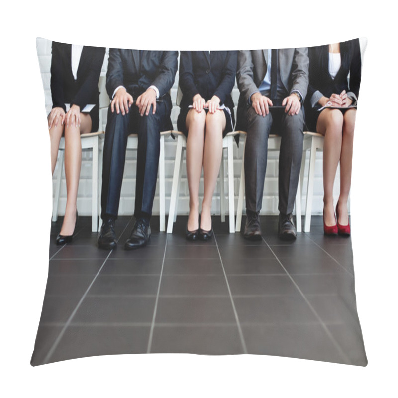 Personality  Waiting For Job Interview Pillow Covers