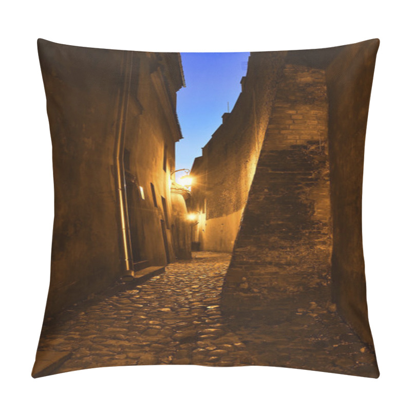 Personality  Old Narrow Street In Lublin. Poland Pillow Covers