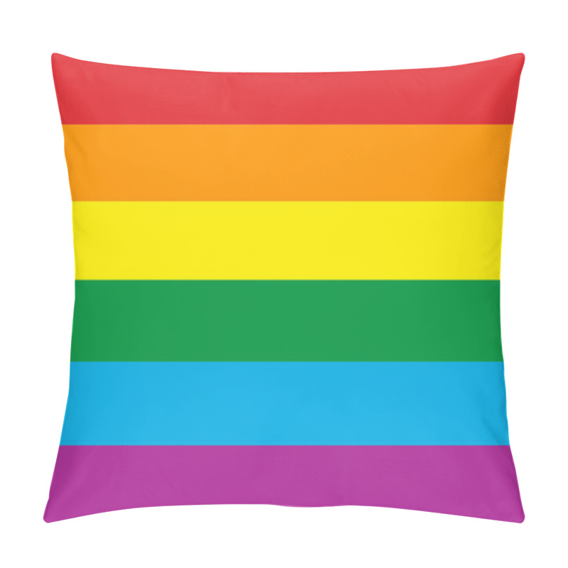 Personality  Lgtbi Flag For Tolerance. Pillow Covers