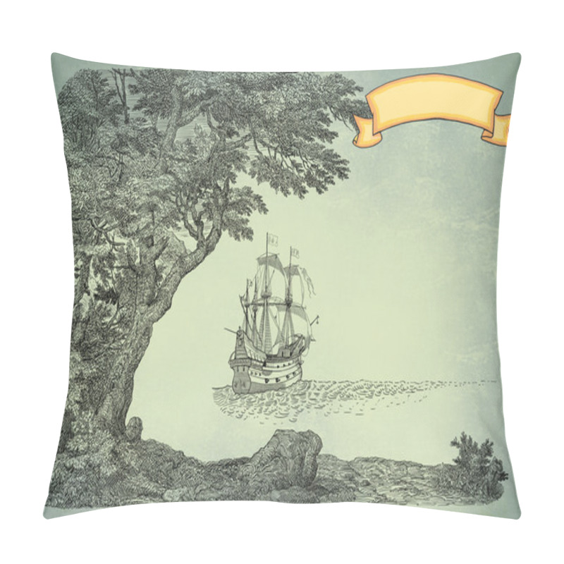 Personality  Old Pirate Map Pillow Covers