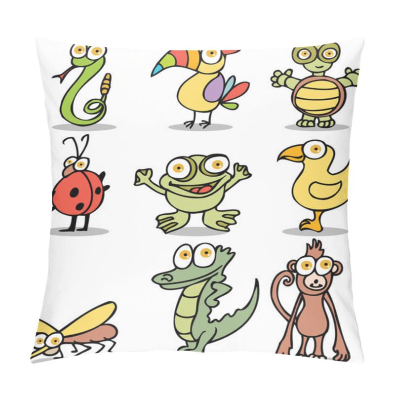 Personality  Jungle Cartoon Characters Pillow Covers