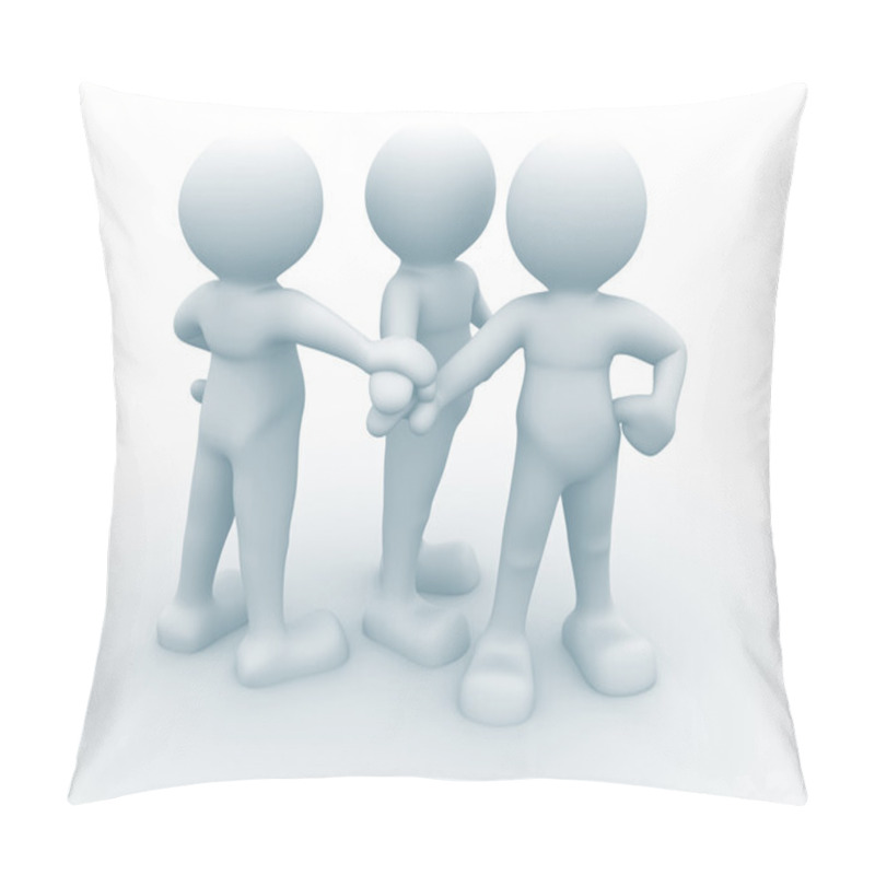 Personality  Business Team Joining Hands Pillow Covers