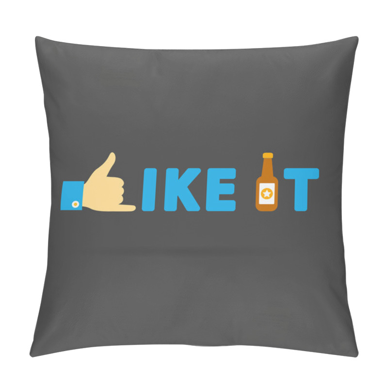 Personality  Funny Text For Print On Black Background. Pillow Covers